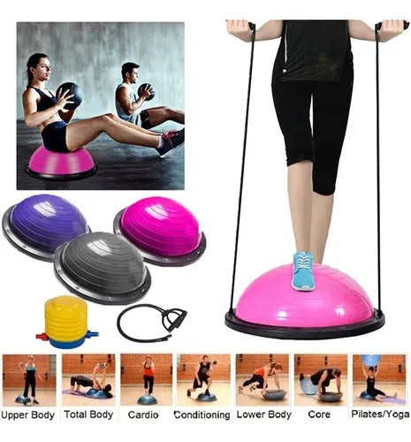 Pelota de equilibrio Bosu Pilates 46cm