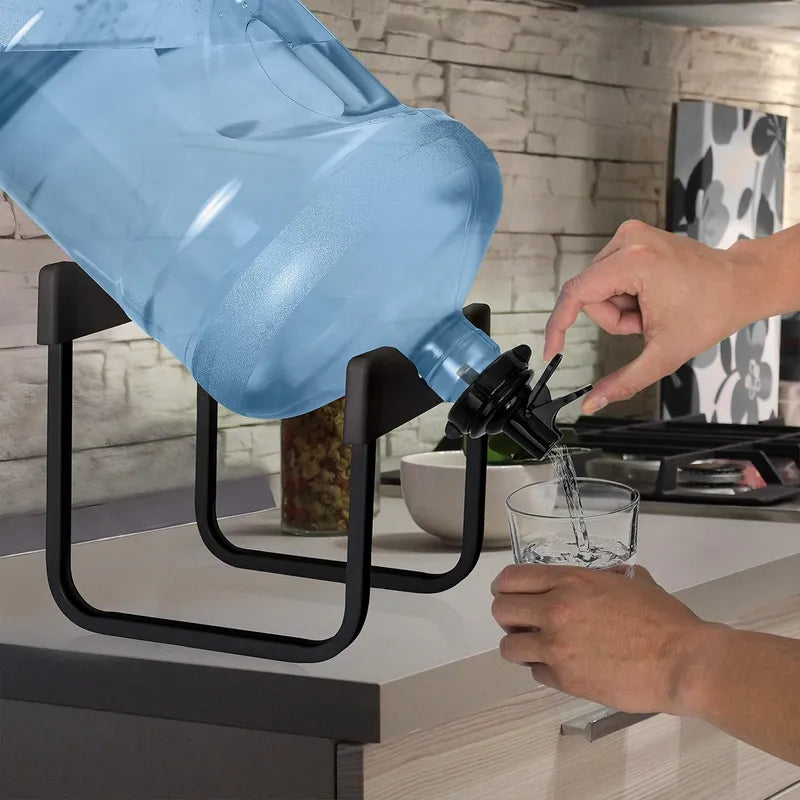 Soporte Rack Para Bidón De Agua - Negro