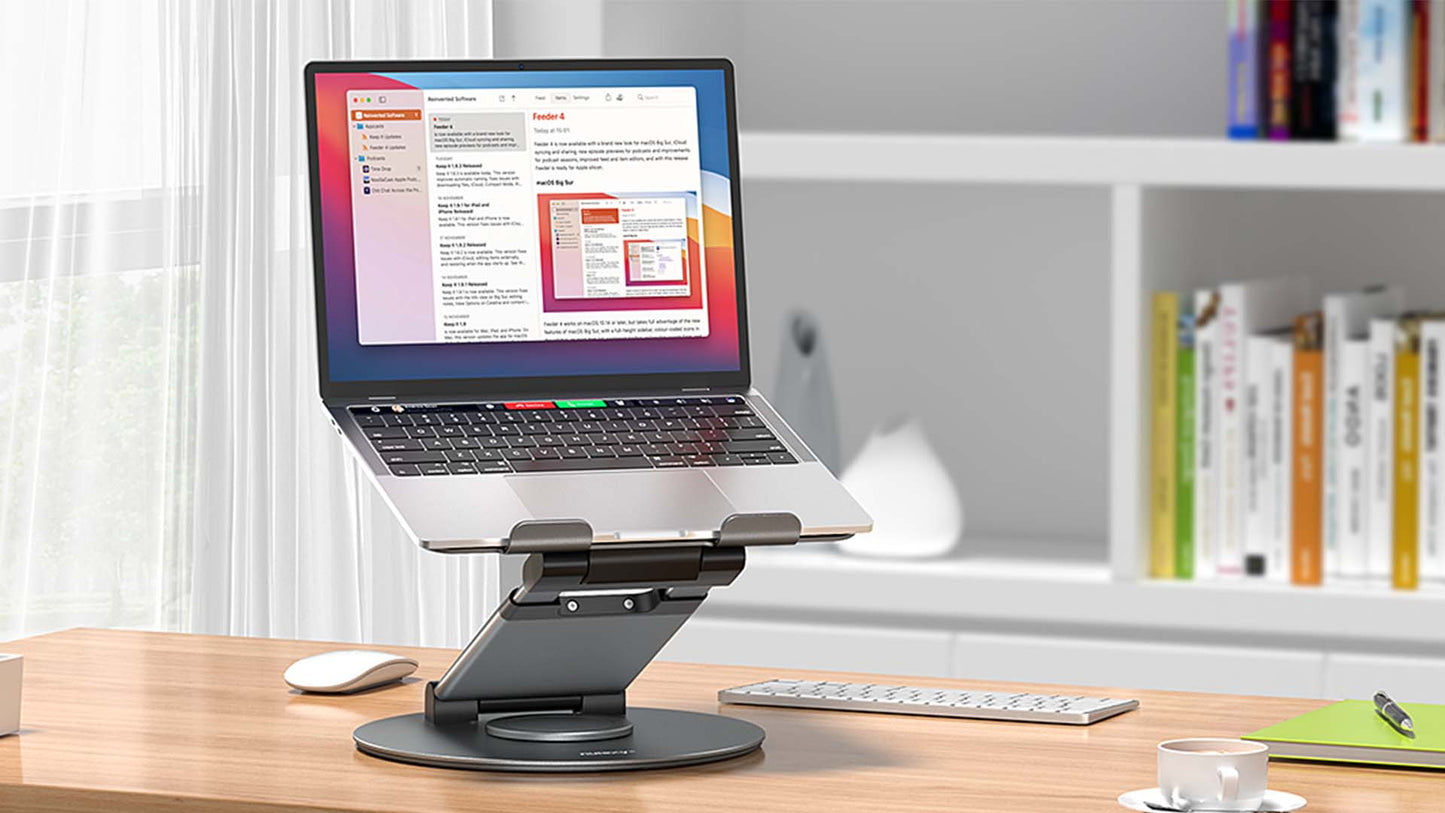 SOPORTE METALICO GIRATORIO NOTEBOOK.