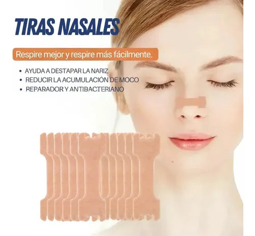 Pack 6 Parches Nasales Anti Ronquidos