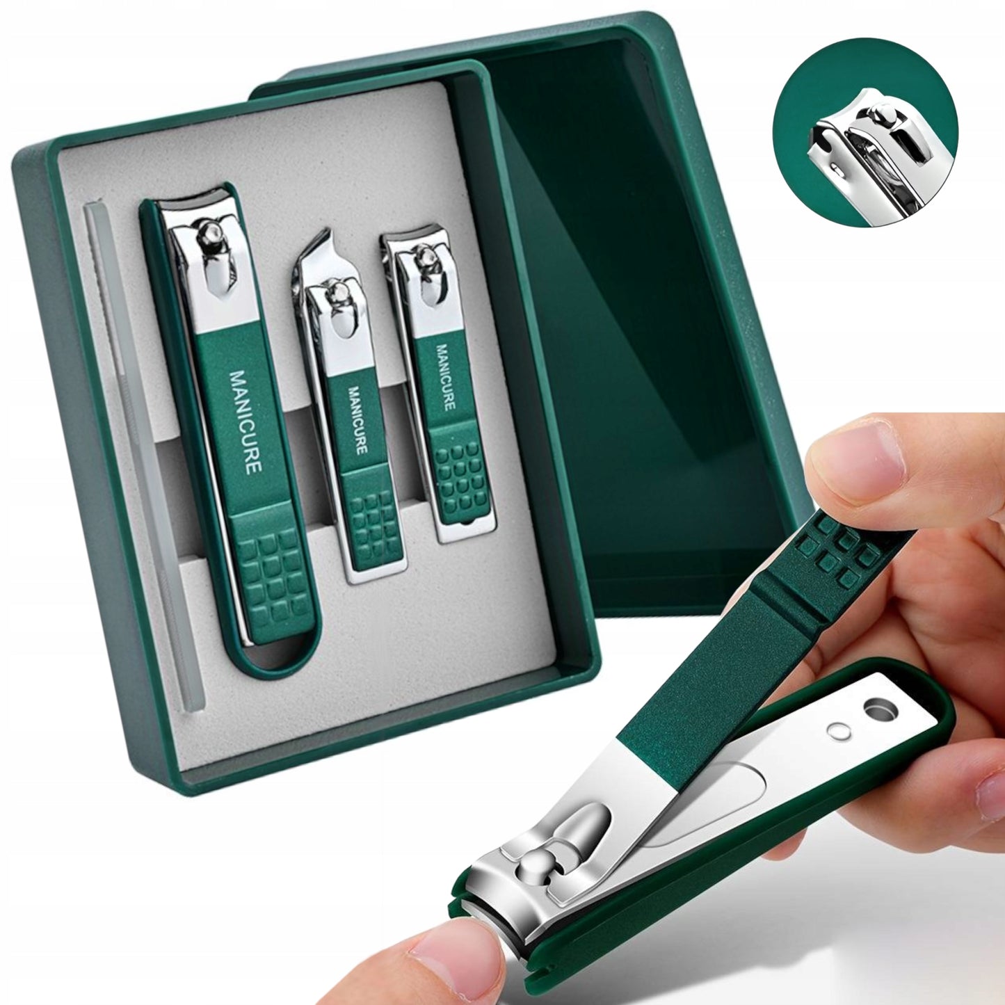 Kit corta uñas Manicure con estuche