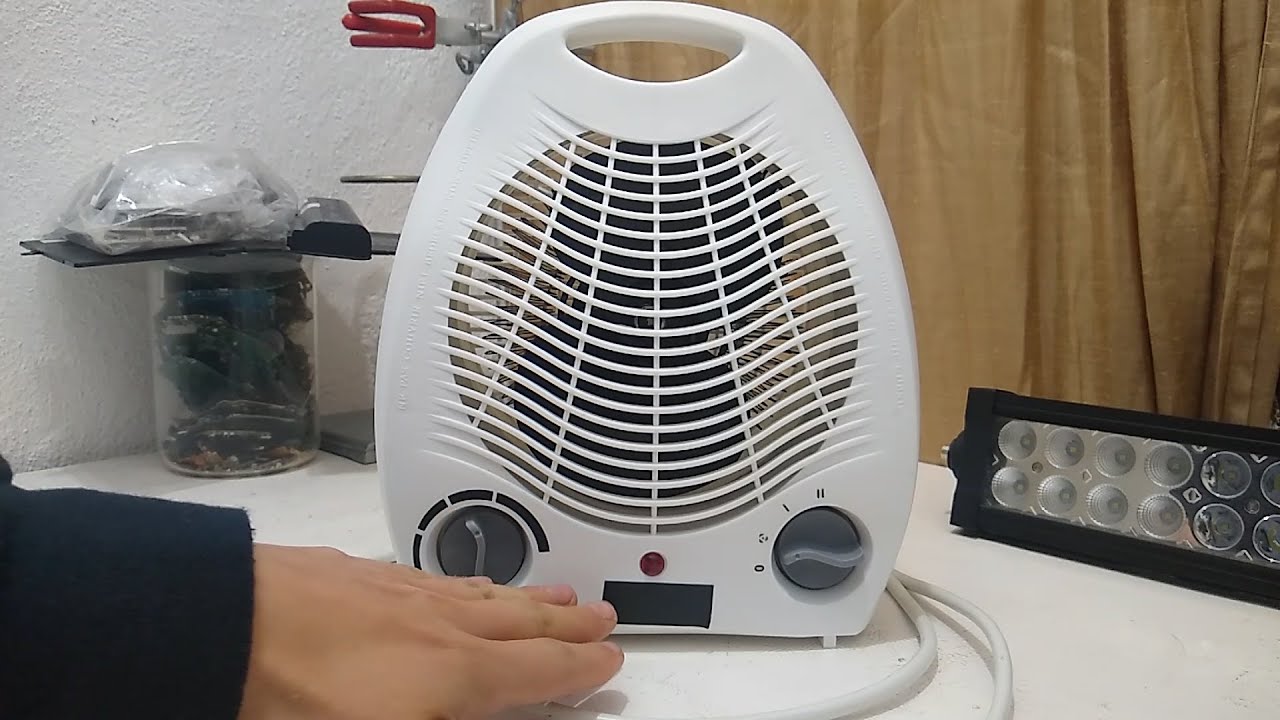 Calefactor Ventilador Portátil Eléctrico