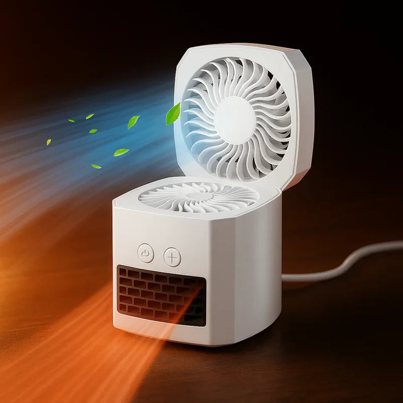 Calentador y Ventilador Eléctrico 2 en 1