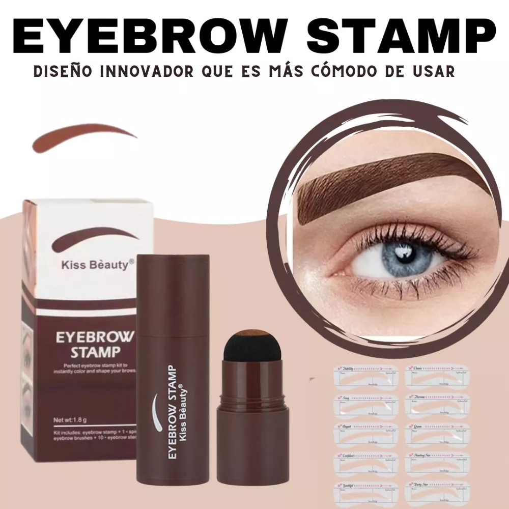 Kit 10 Plantillas Sellado Cejas.