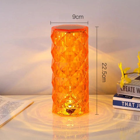 LAMPARA DE CRISTAL LUZ RGB CON PARLANTE