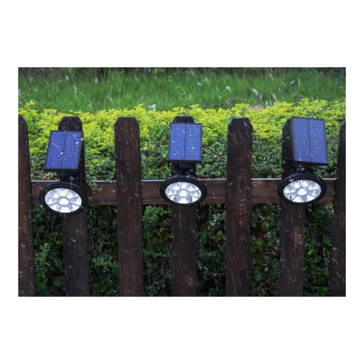 Focos solares impermeables LED RGB