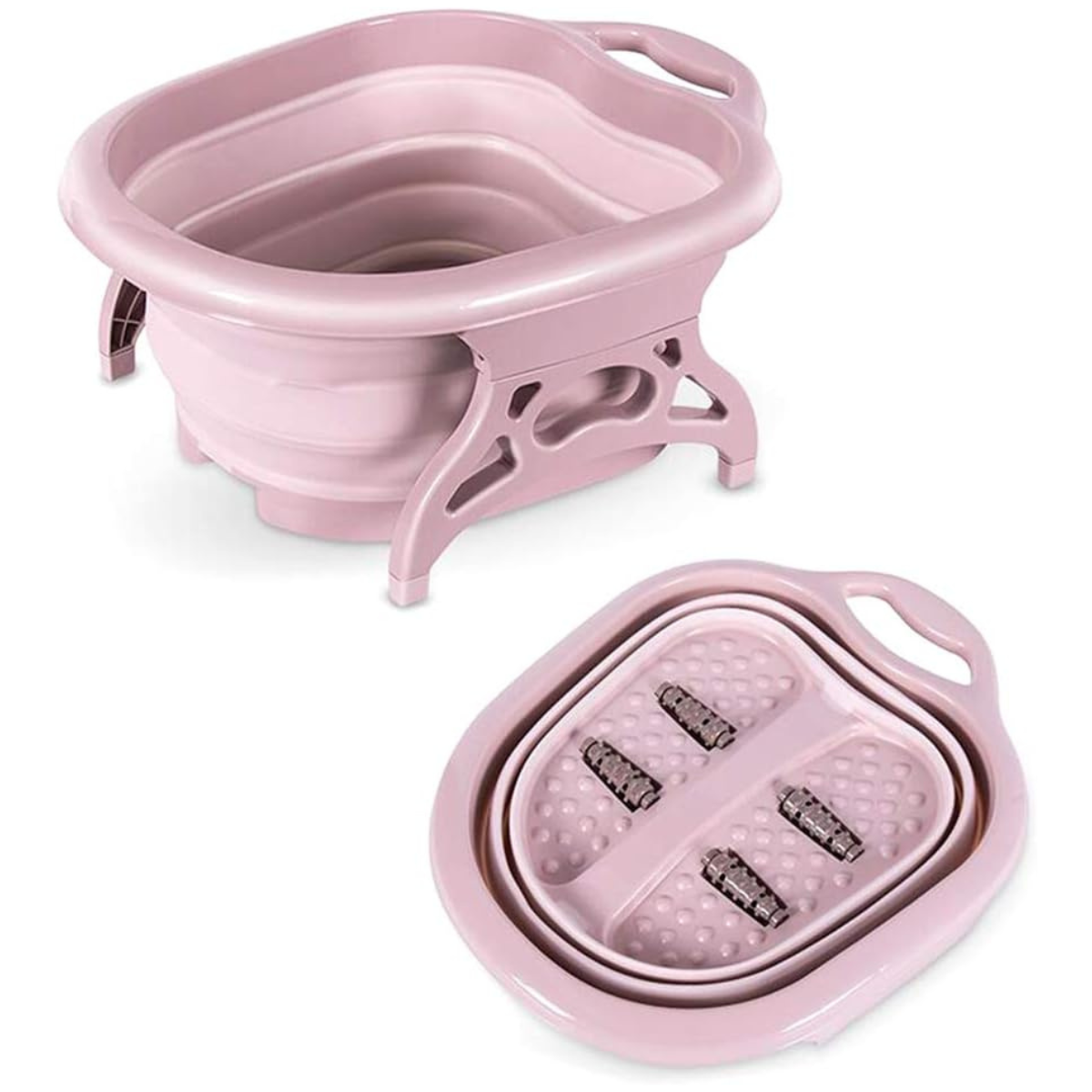 Bañera plegable masajeador para pies