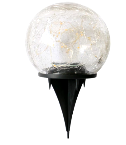 LUZ DE CRISTAL DE TIERRA SOLARES 1 PIEZA