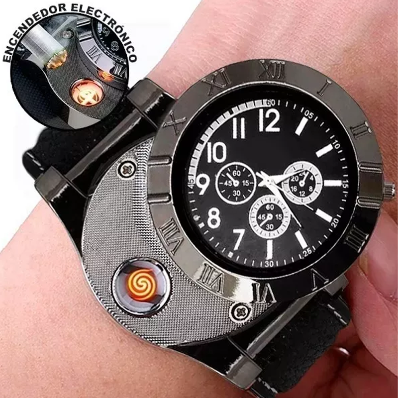 Reloj Encendedor Electrónico Recargable