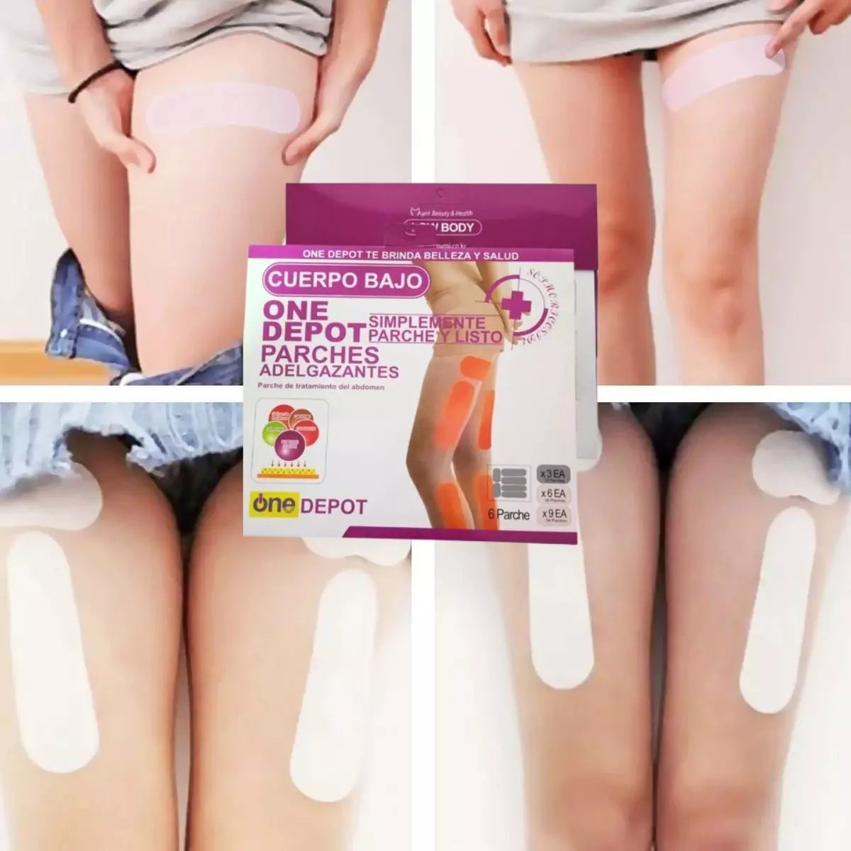 PARCHE REDUCTOR CUERPO BAJO ADELGAZANTE
