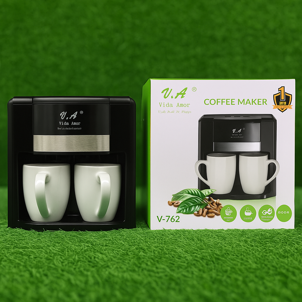 Cafetera Electrica Doble Taza