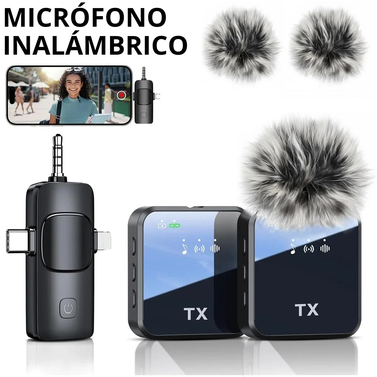 Micrófono Inalámbrico de Solapa F11-2