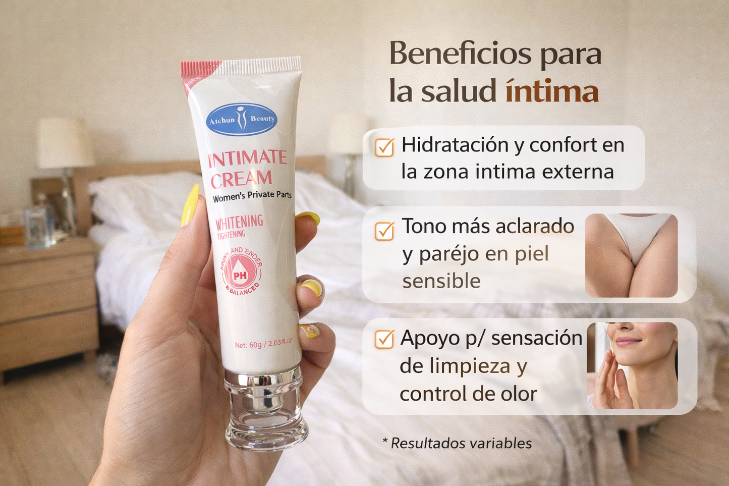 Crema Blanqueadora Intima Neutra
