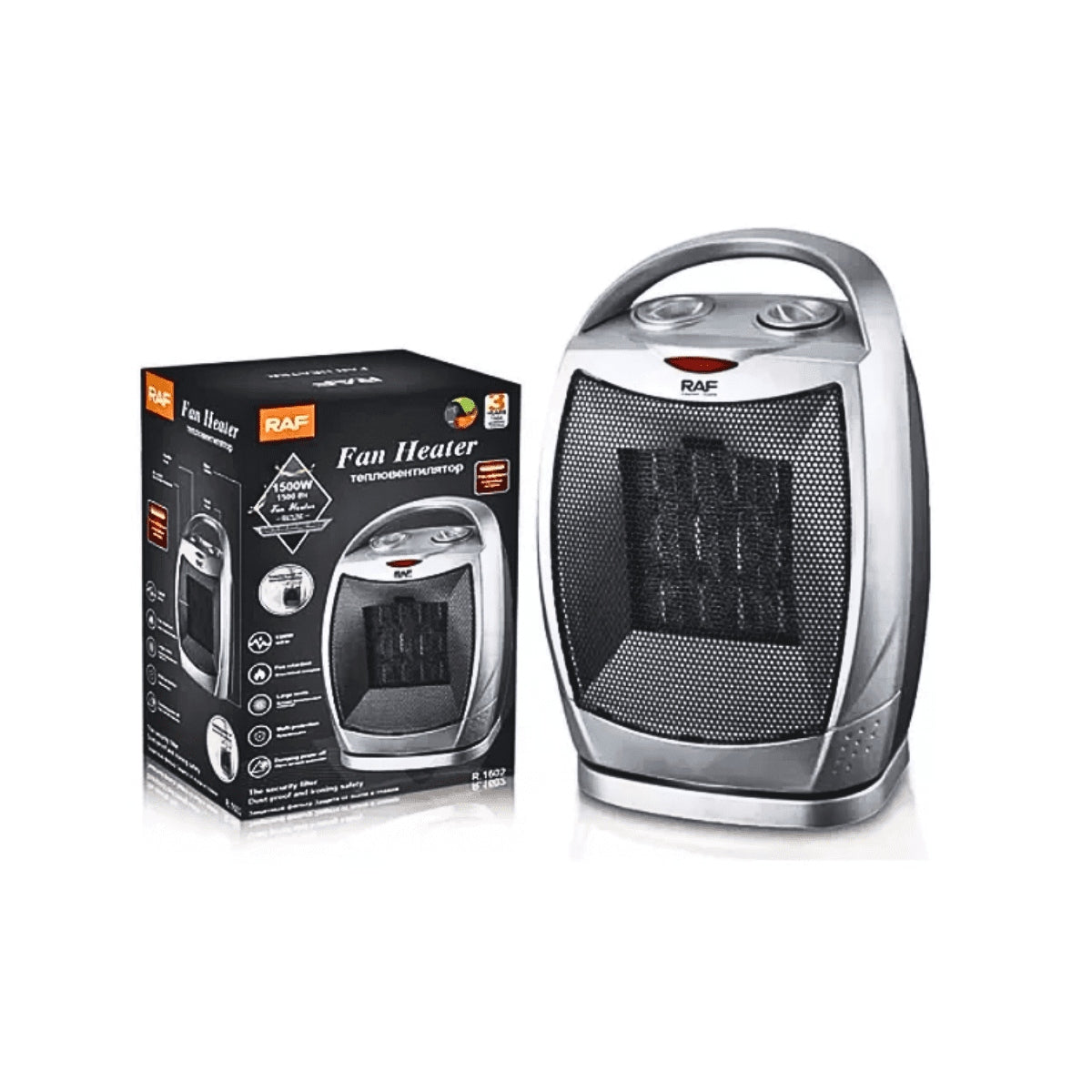 I -Estufa Calefactor Eléctrico 1500w RAF