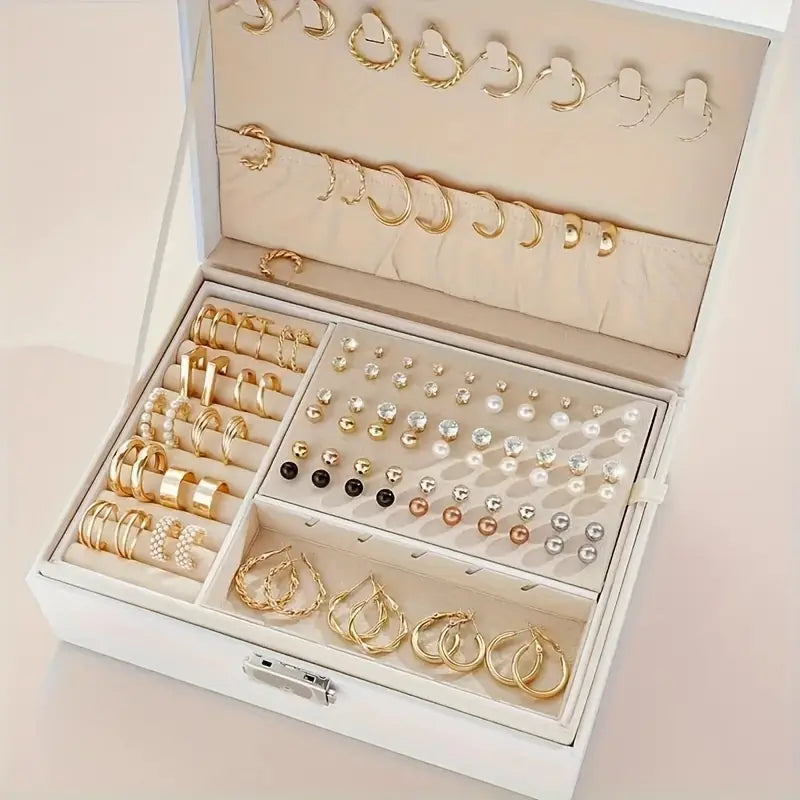 Caja Joyero Organizadora  Doble Capa