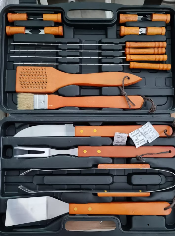Set Parrilleros Asado Maleta 18 Piezas