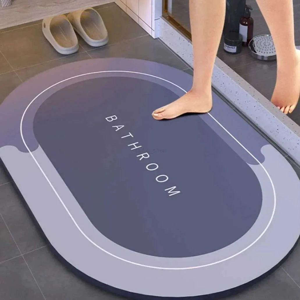 Alfombra Baño Super Absorbente redon
