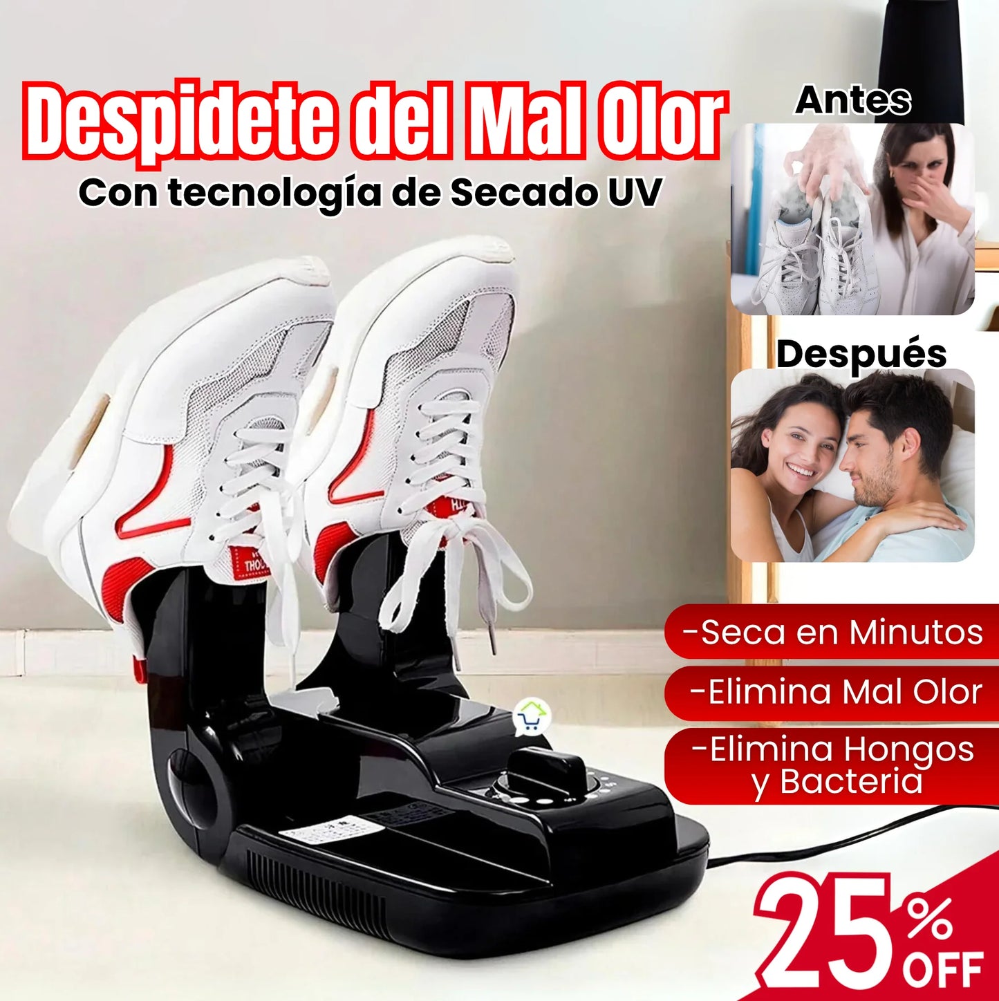 Secador de Zapatos Portátil