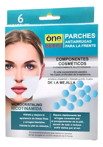 PARCHE ANTIARRUGAS GEL MEJILLA 6 PARCHES