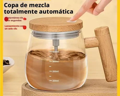 Taza agitadora de café eléctrica