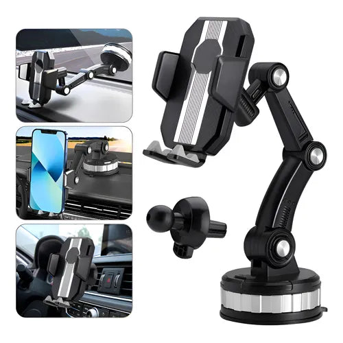 SpinMount: Soporte Celular 360° para Aut