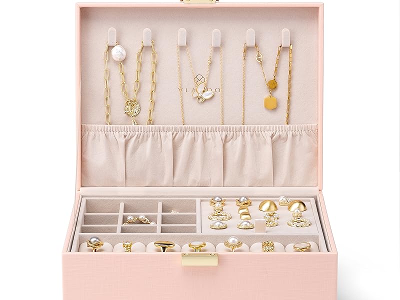 Caja Joyero Organizadora  Doble Capa