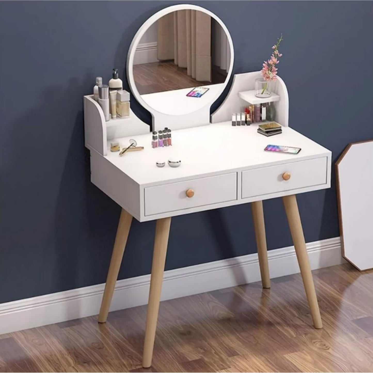 Organizador de Maquillaje Espejo + Luz