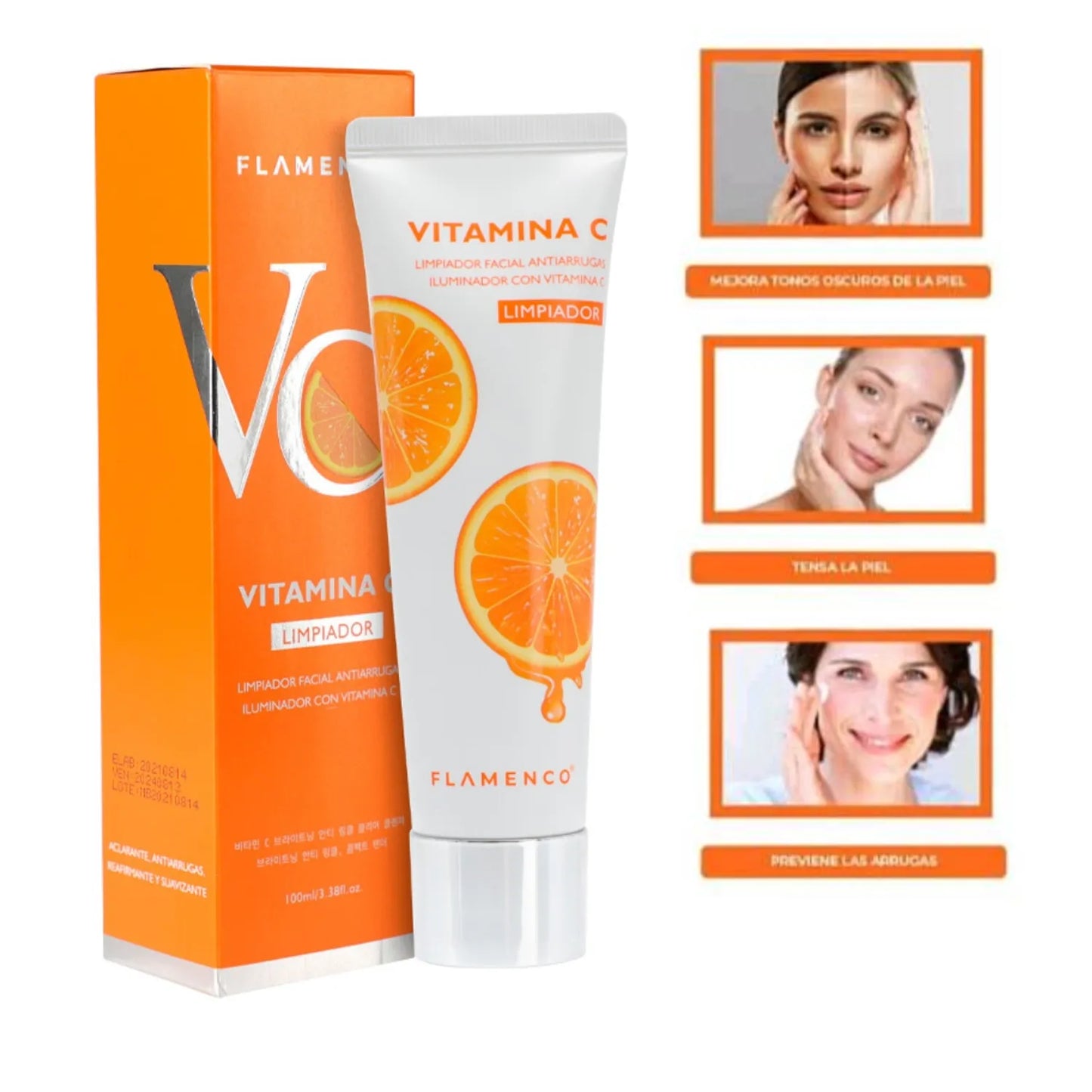 Limpiador Facial Vitamina C Flamenco